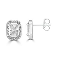 Earrings Brand Woman Royale in Steel Cristallo 14ER037W - 14ER037W